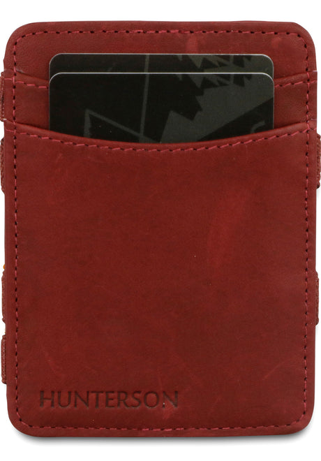 Hunterson Magic Wallet RFID Portemonnaie burgundy – Detailansicht 2