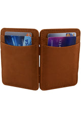 Hunterson Magic Wallet RFID Portemonnaie cognac – Detailansicht 2
