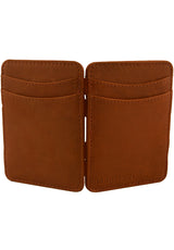 Hunterson Magic Wallet RFID Portemonnaie cognac – Unteransicht