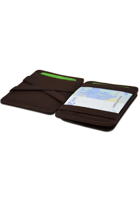 Hunterson Magic Coin Wallet RFID Portemonnaie brown – Detailansicht 1