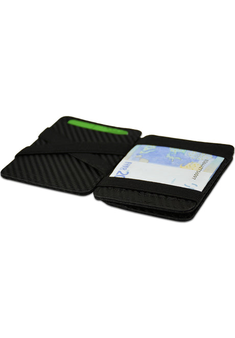 Hunterson Magic Coin Wallet RFID Portemonnaie carbon – Rückenansicht