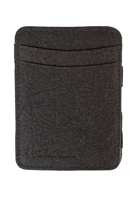 Hunterson Magic Wallet Coin Vegan Portemonnaie chestnut – Vorderansicht