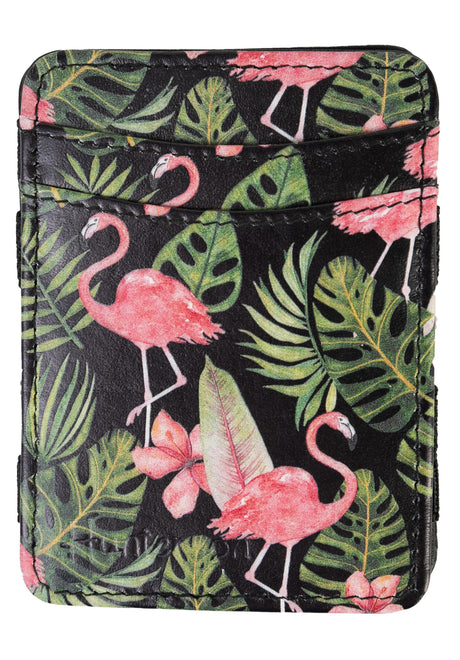 Hunterson Magic Wallet Coin Print Portemonnaie flamingo – Vorderansicht