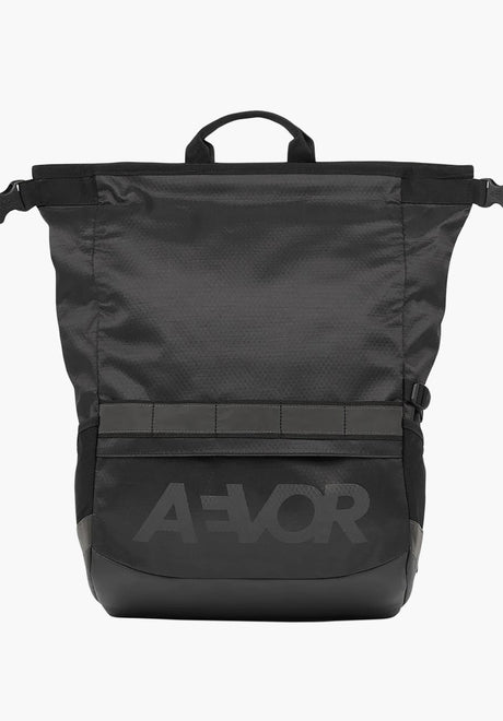 AEVOR Triple Bike Bag Tasche proof-black – Rückenansicht