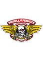 Winged Ripper 12 Die-Cut Sticker red Vorderansicht