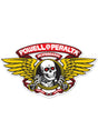 Winged Ripper 12 Die-Cut Sticker red Vorderansicht