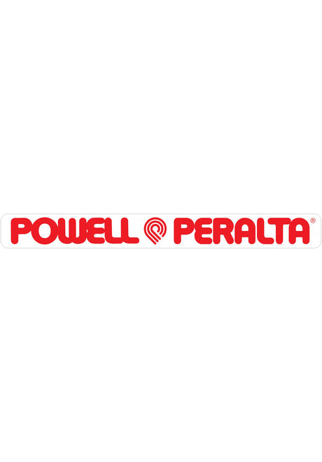 Powell-Peralta Strip Sticker 4" diverser Artikel clear-red – Vorderansicht