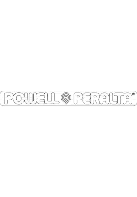 Powell-Peralta Strip Sticker 4" diverser Artikel clear-white – Vorderansicht