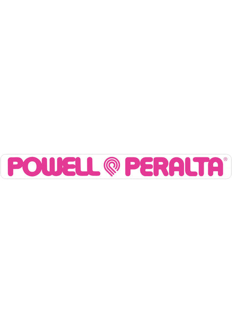 Powell-Peralta Strip Sticker 4" diverser Artikel clear-pink – Vorderansicht