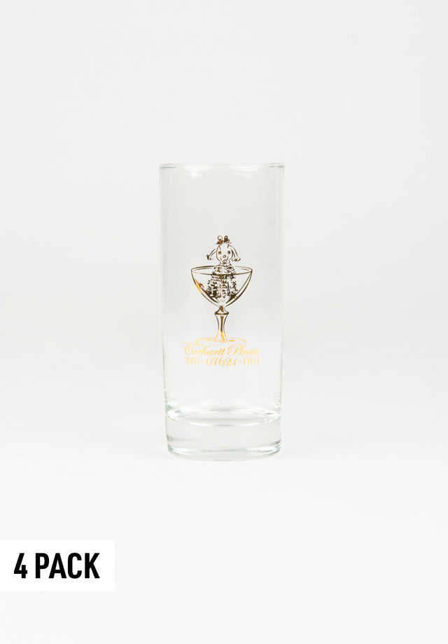 Please Glass Set clear Vorderansicht