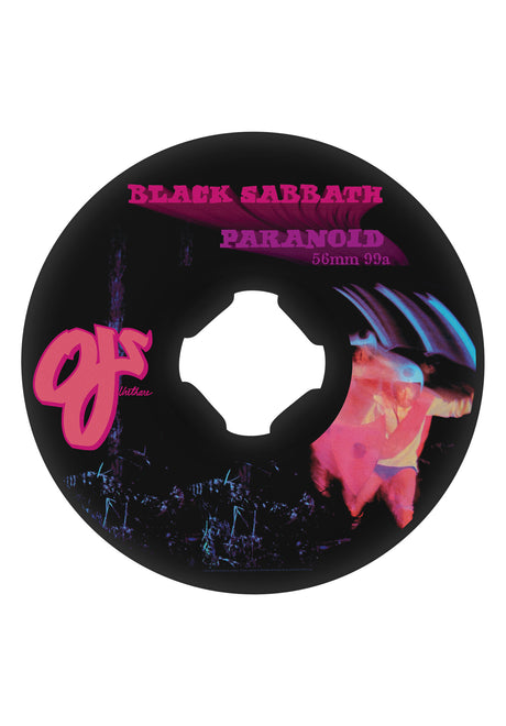 Black Sabbath Paranoid Chubbies 99A black Vorderansicht