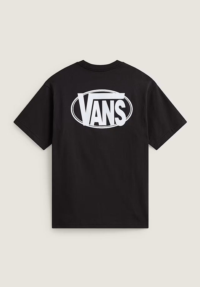 Oval Logo Loose black Vorderansicht