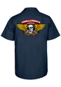 Winged Ripper Work Shirt navy Vorderansicht
