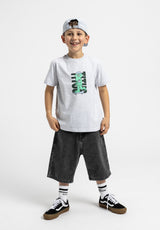 Nice Dude Kids lightheathergrey Closeup1