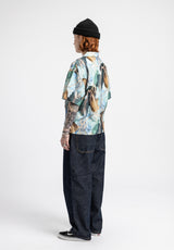 Berie blue-allover Seitenansicht