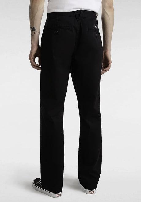Authentic Chino Relaxed Pant black Rueckenansicht