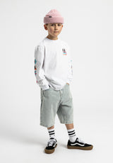 x YEYE WELLER Keep Rollin' Kids white Unteransicht