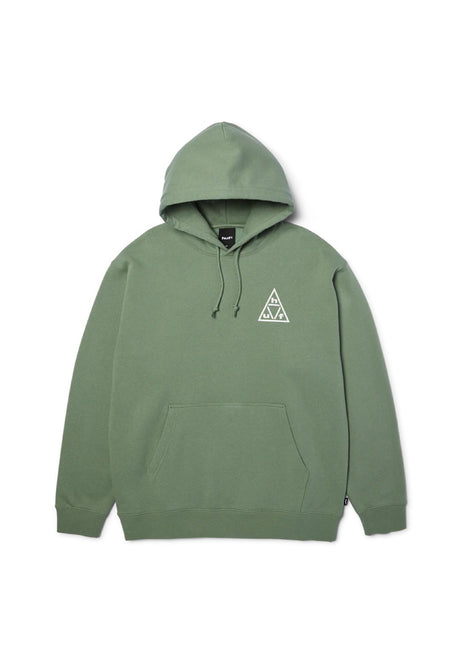 Triple Triangle Po Hoodie mint-white Vorderansicht
