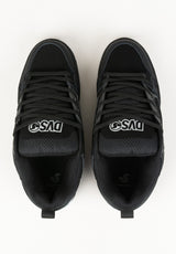 Comanche black-reflective-charcoal-nubuck Closeup2
