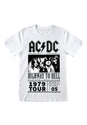 AC/DC - Highway To Hell 1979 Tour white Vorderansicht