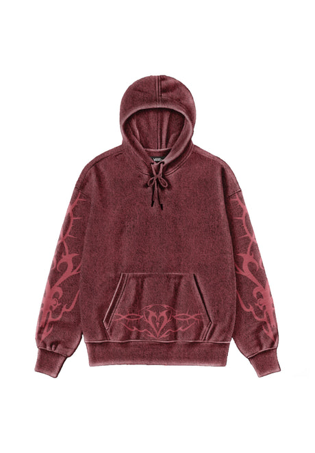 Vans LX Dayana Tribal Flame Hoodie crimsonhaze – Vorderansicht