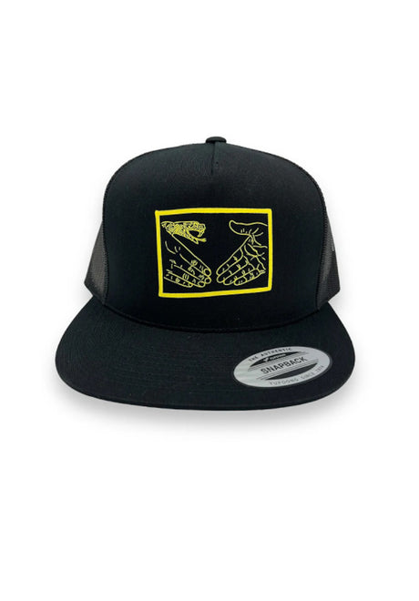 Snake Shake Trucker black-yellow Vorderansicht