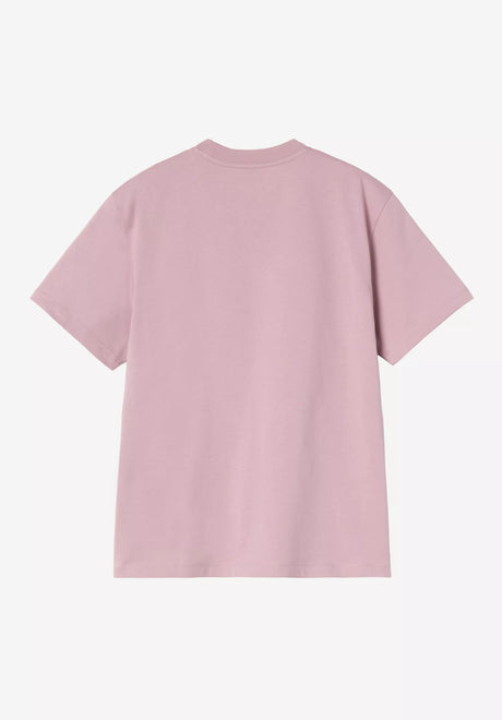 Carhartt WIP W' Bumper Sticker T-Shirt hortensia – Rückenansicht