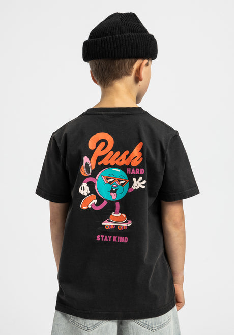x YEYE WELLER Push Hard Kids blackfaded Vorderansicht