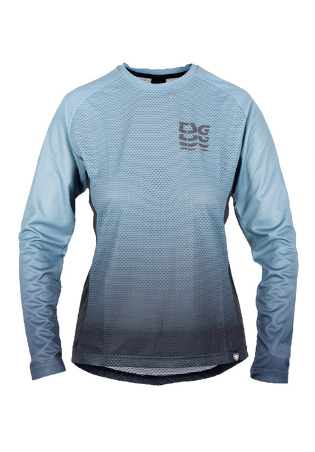 TSG Seen Jersey Longsleeve steel blue fade – Vorderansicht