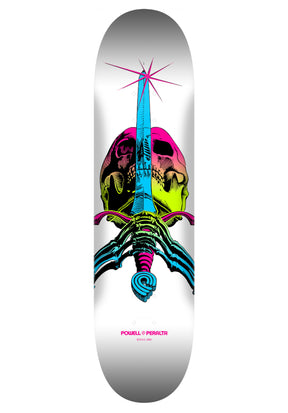 Skull & Sword Fade Popsicle lime fade / white Vorderansicht