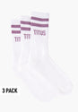 Socks 3 Pack white-rose Vorderansicht
