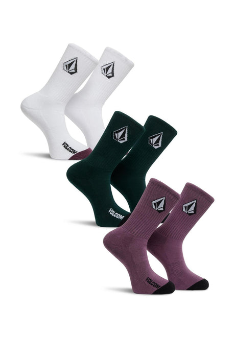 Volcom Full Stone Mix 3 Pack Socken multi – Vorderansicht