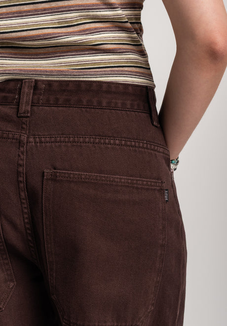 Alby-Baggy darkbrownwashed Oberansicht