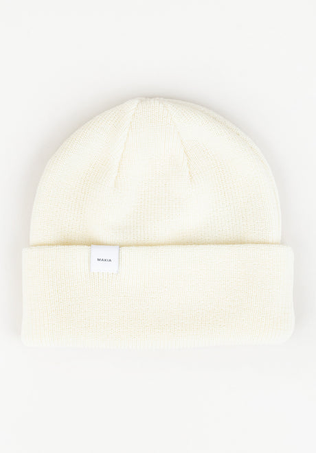 Merino Thin Cap offwhite Vorderansicht