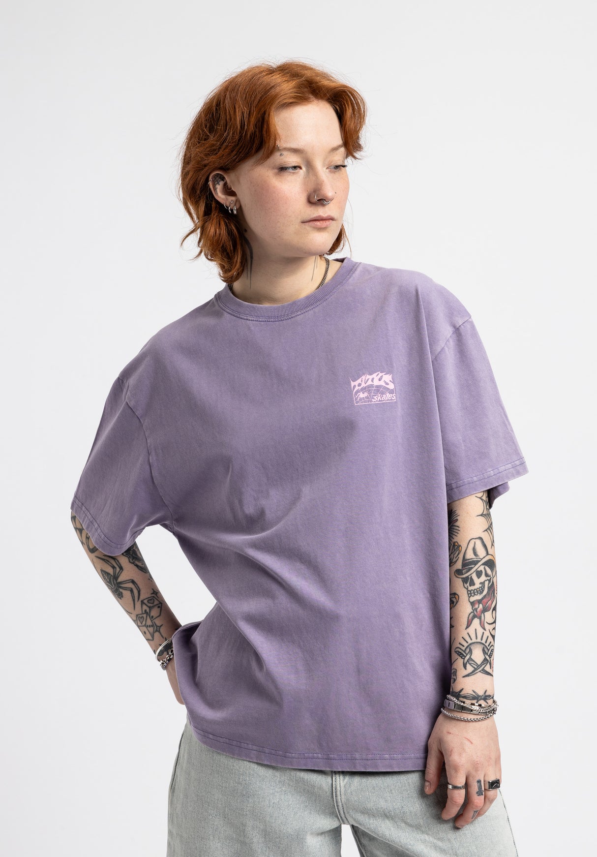 Heritage Clean wmn darklilacfaded Rueckenansicht