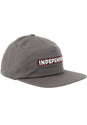 Bar Logo Snapback Unstructured charcoal Vorderansicht