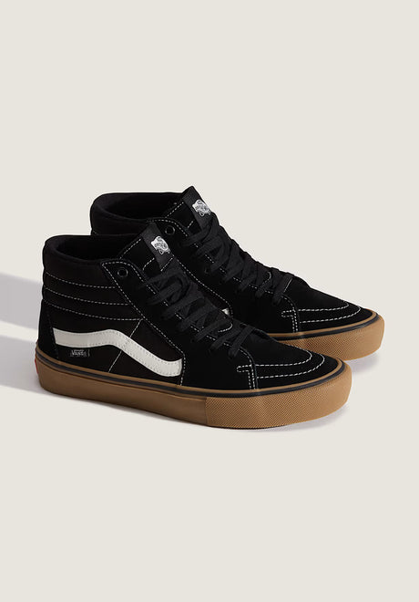 Skate SK8-Hi black-gum-white Rueckenansicht