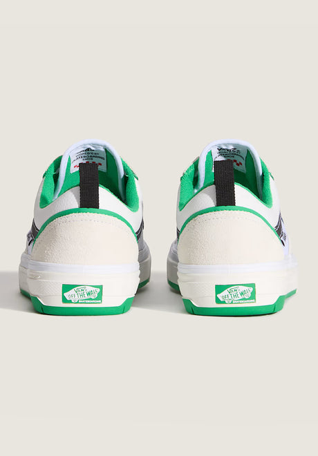 Skate Old Skool Wafflecup white-green Closeup2