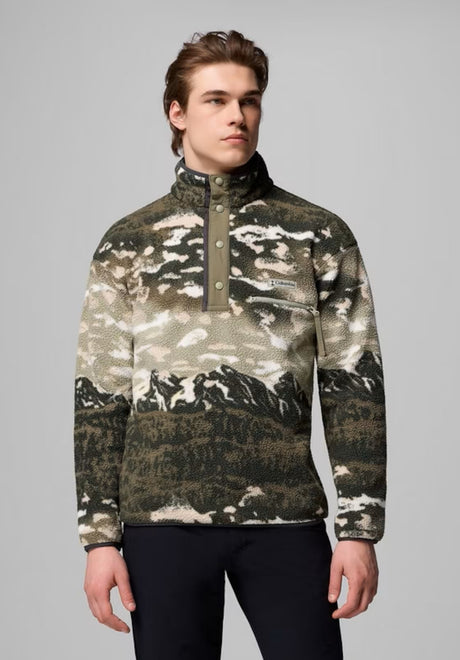 Helvetia II Printed Half Snap Fleece safari-sisters Vorderansicht