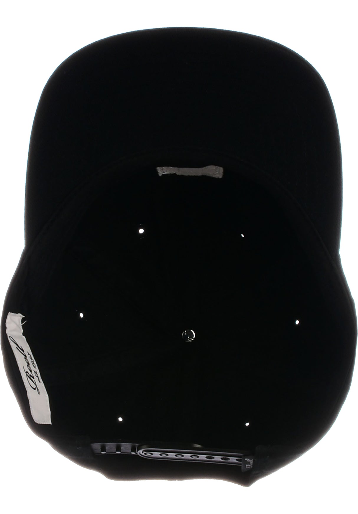Flat 6-Panel Cap black Oberansicht