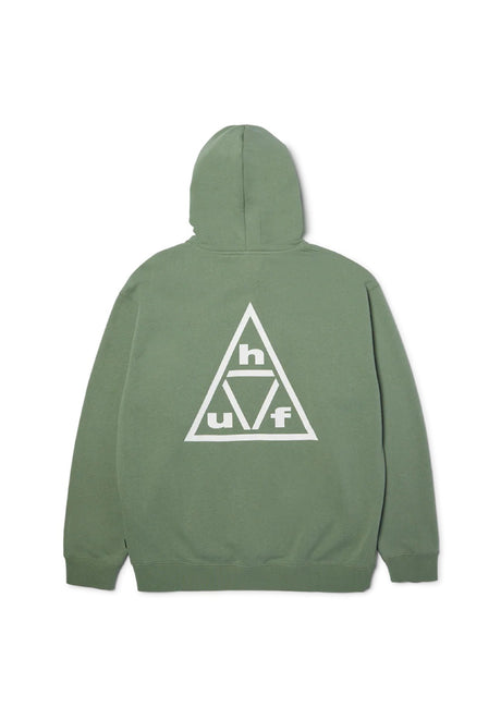 Triple Triangle Po Hoodie mint-white Rueckenansicht