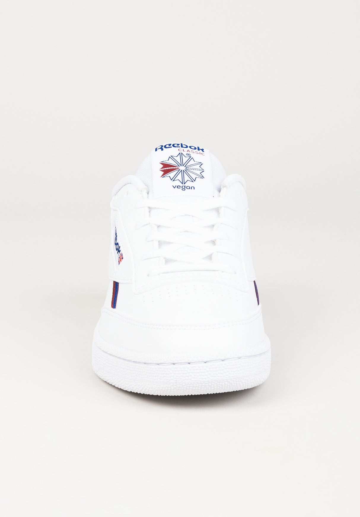 Club C 85 vegan white-classiccobalt-burgundy Rueckenansicht