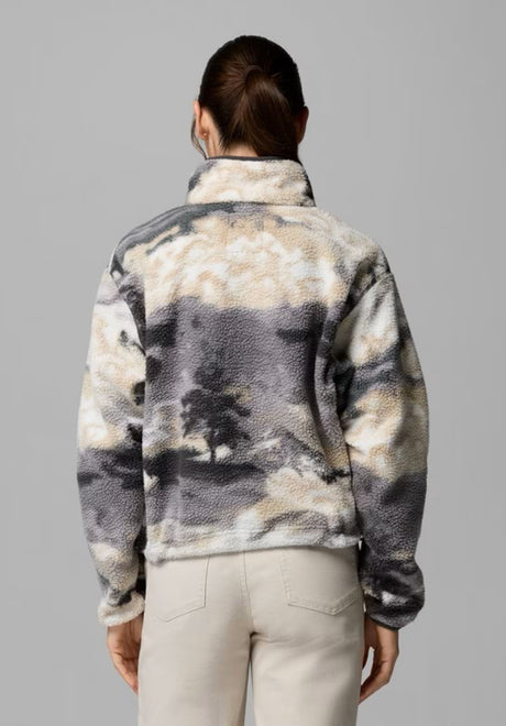 Helvetia II Printed Cropped Half Snap shark-dreaming Rueckenansicht