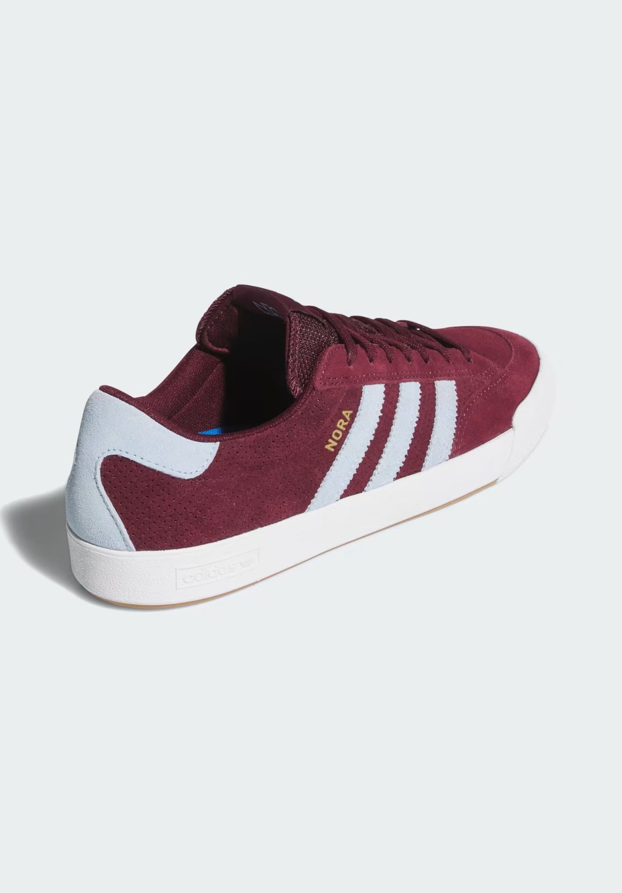Nora maroon-white Rueckenansicht