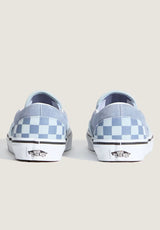 Classic Slip-On checkerboard-lightblue Closeup2