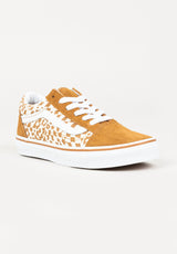 Old Skool Kids Girls leopard-popbrown-truewhite Vorderansicht