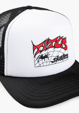 Heritage Trucker Cap black Closeup2