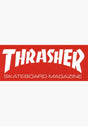 Skate Mag Super Sticker 4 x 10 red Vorderansicht