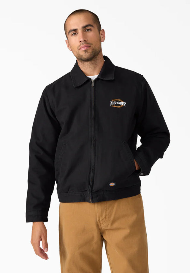 x Thrasher black Vorderansicht