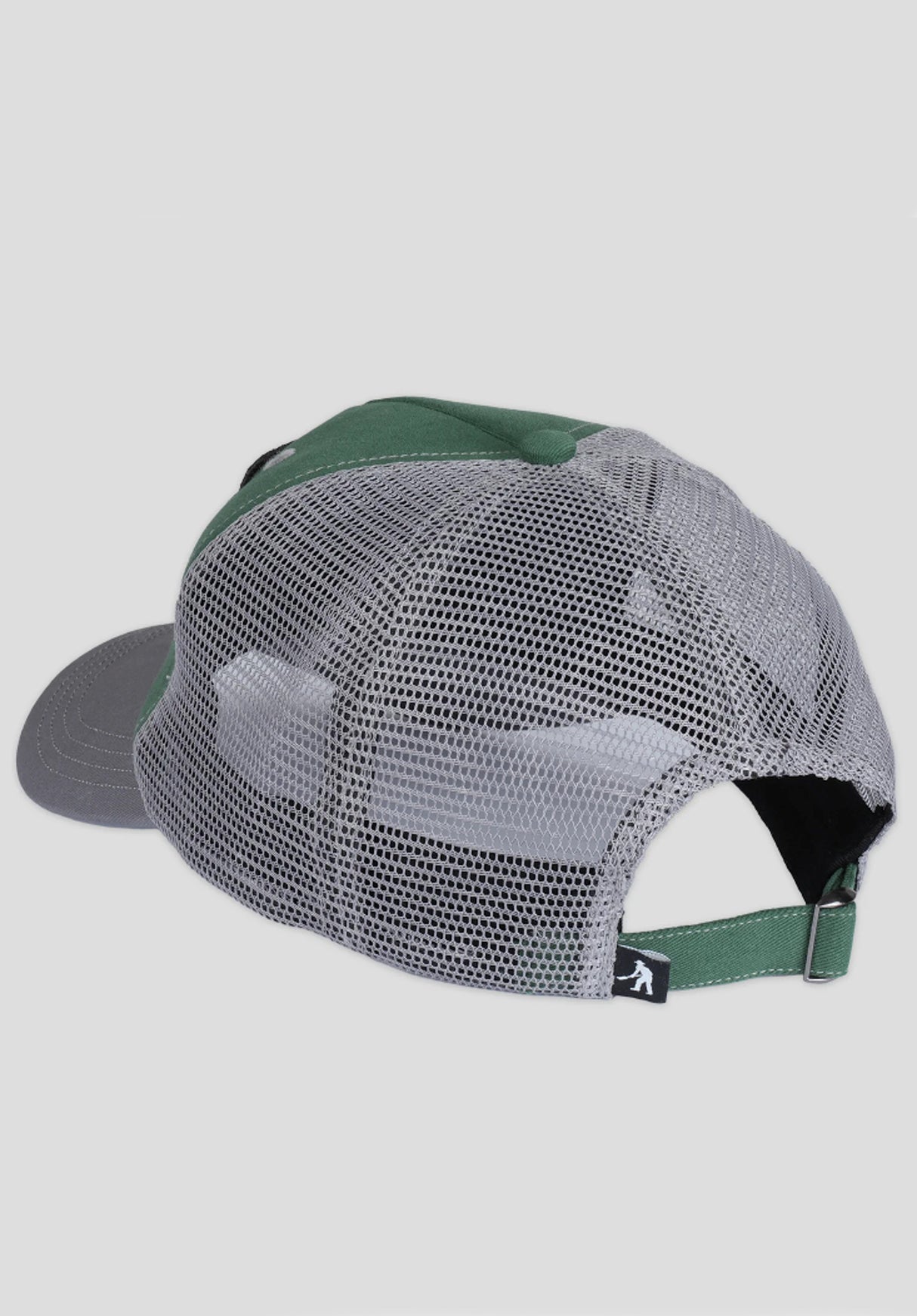 Passport Packers Trucker Strapback green-steel Rueckenansicht